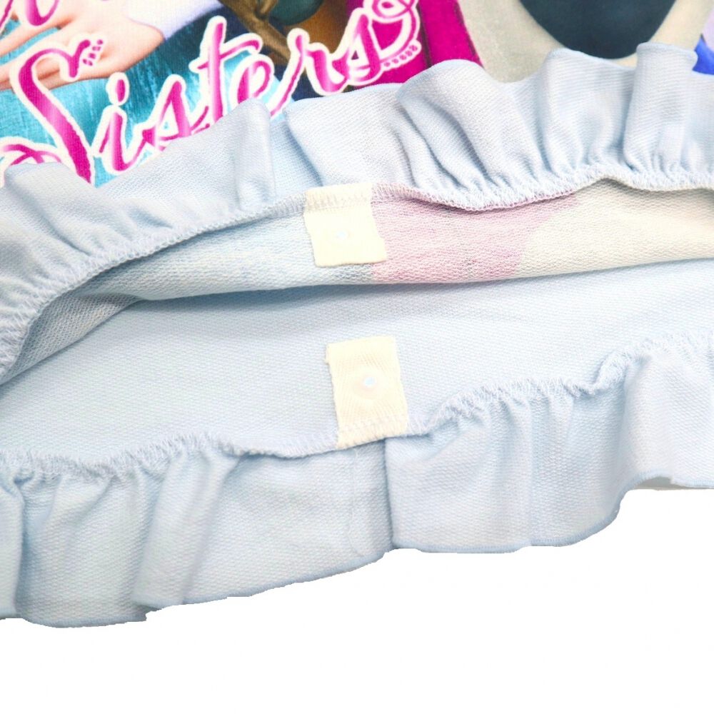 Disney ディズニー アナと雪の女王 長袖ナイトドレス フリル付き