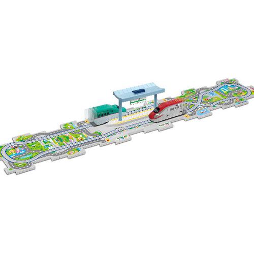 パネルワールド 走る！新幹線 ストップ&ゴー 子ども向け 3歳 知育 パズル 組み立て プレゼント おもちゃ