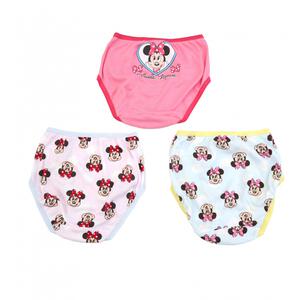Disney ディズニー ウエスト平ゴム ショーツ 3枚組 ミニー ピンク×100cm