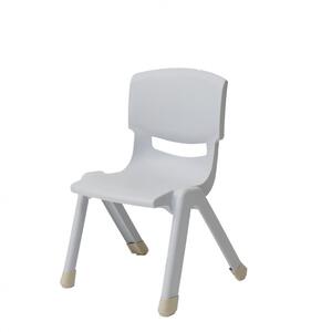 オリジナル くすみカラー キッズチェア  (グレー) 室内家具 汚れや水に強い お手入れ簡単 脚カバー付き  3歳頃～対応 ベビーザらス限定