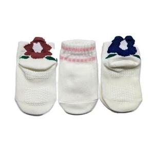 3Pショートソックス フラワー ベビーザらス限定