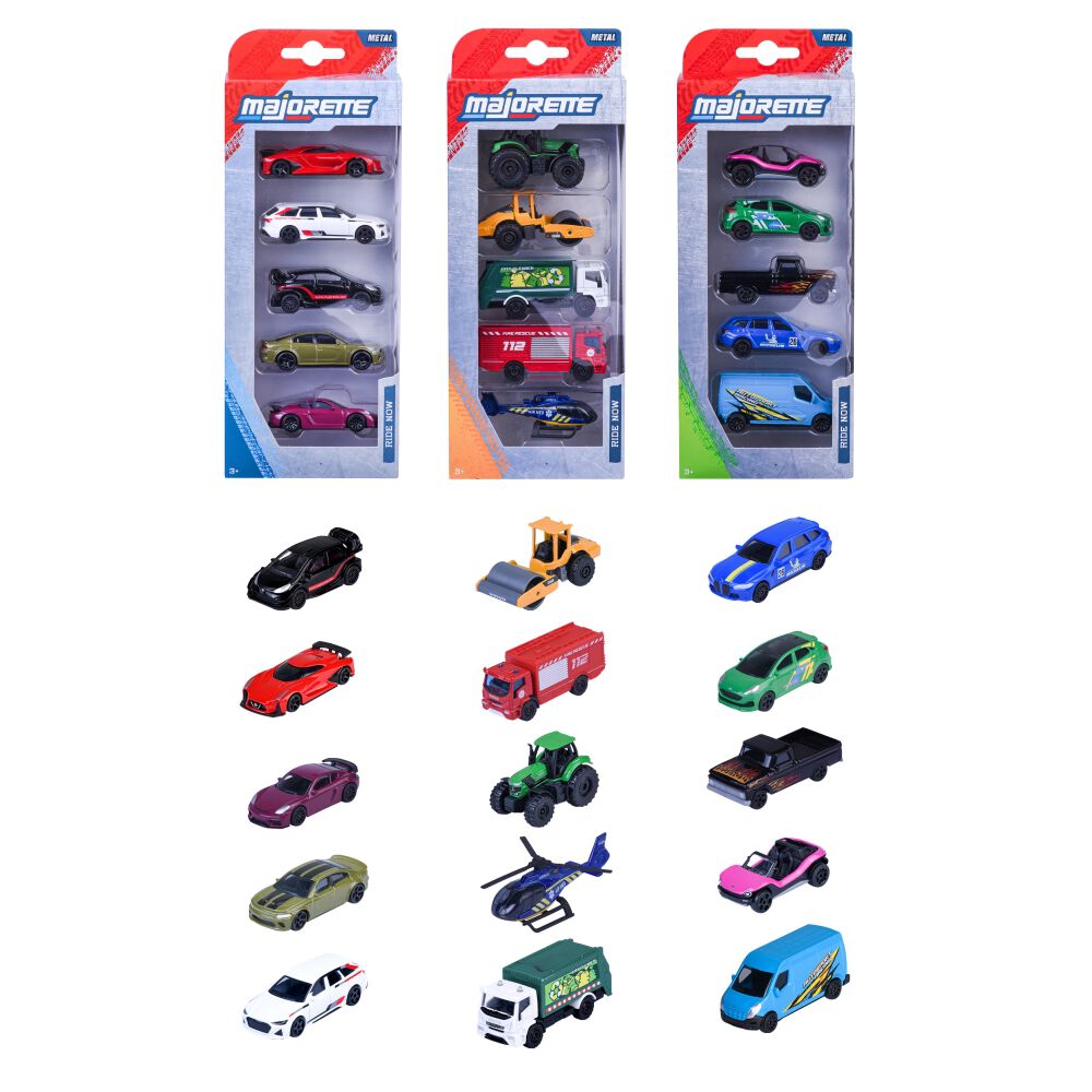 マジョレット ミニカー セット 多数 マジョレットミニカー ストリートカー 5ピースセット【種類ランダム