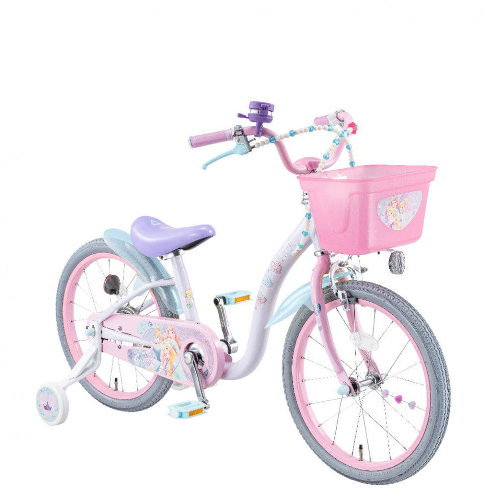 ちゃお。幼児用自転車★ラプンツェル 18インチ 18インチ 身長98～131cm 子供用自転車 ディズニープリンセス ゆめラブS
