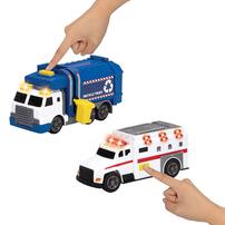 ライト＆サウンド 清掃車＆救急車2台セット トイザらス限定 クリスマスプレゼント 3歳 4歳 5歳