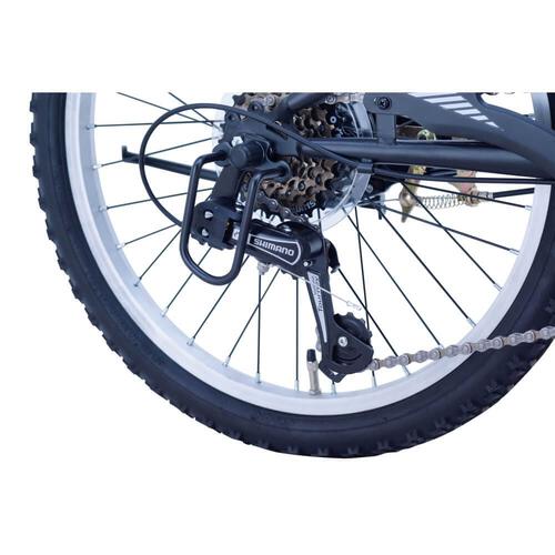 22インチ 身長120～135cm 子供用自転車 ブラック マトリックス（ブラック／グリーン）6段変速 LEDダイナモライト 男の子 かっこいい トイザらス限定 6歳 7歳 8歳