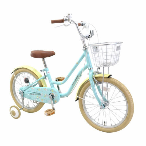 18インチ 身長105～123cm 子供用自転車 すみっコぐらし（ブルー）補助 