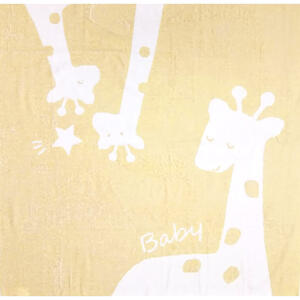 正方形湯上りタオル キリン柄 ベビーザらス限定