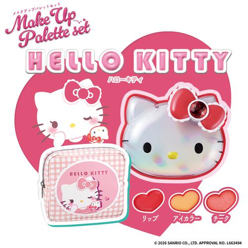 【2026年4月25日発売予定】Make Up Palette set ハローキティ  メイクアップパレット