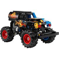 レゴ LEGO テクニック Monster Jam(TM) Grave Digger(TM) ファイヤー＆アイス プルバック 42219｜おもちゃ 玩具 誕生日 プレゼント ブロック 7歳 8歳 9歳