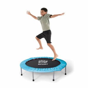 プレイポップスポーツ 48インチ（約122cm）折りたたみトランポリン リバーシブルカバー（ブルー/ピンク） 子供 トイザらス限定 クリスマスプレゼント 6歳 7歳 8歳