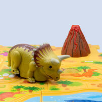 パネルワ―ルド はしる！ トリケラトプス クリスマスプレゼント 3歳 4歳 5歳