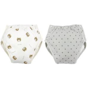 4層 両開き トレーニングパンツ 2枚組星クマ(ブラウン&times;95cm) ベビーザらス限定