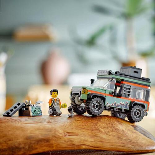 レゴ LEGO シティ 4WD オフロードマウンテントラック 60447｜おもちゃ 玩具 誕生日 プレゼント ブロック 知育 6歳 7歳 8歳 乗り物 車 ミニカー