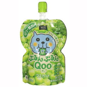 ミニッツメイド ぷるんぷるんQOO（クー）マスカット 125g 凍らせてもおいしい ゼリー飲料 果実飲料 ジュース ぶどう 子供