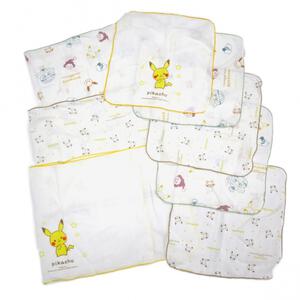 monpoke モンポケ バスガーゼ 8枚組