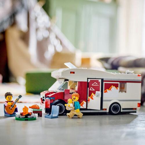 レゴ LEGO シティ キャンピングカー ホリデー 60454｜おもちゃ 玩具 誕生日 プレゼント ブロック 知育 6歳 7歳 8歳 乗り物 車 ミニカー