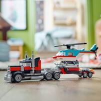 レゴ LEGO クリエイター ヘリコプターをのせたトラック 31146｜おもちゃ 玩具 誕生日 プレゼント ブロック 知育 7歳 8歳 9歳 乗り物 のりもの クリエイティブ