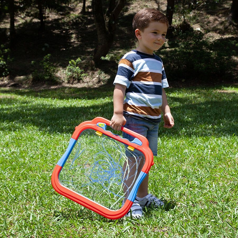 yukollectionドイリー トイザらス限定 ホワイトボード&黒板 シースルートリプルイーゼル