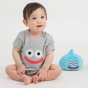 ドラクエベビー＆キッズ パイル半袖ボディスーツ メタルスライム(グレー&times;70cm) ベビーザらス限定