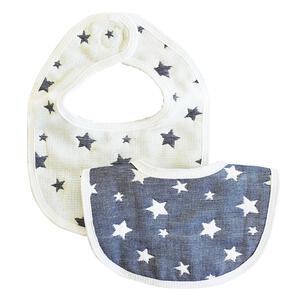 多重織ガーゼスタイ 2枚組 (星柄) ベビーザらス限定