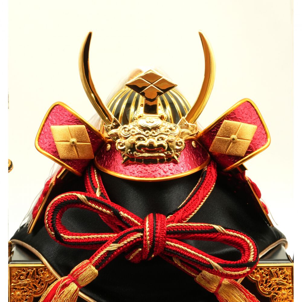 五月人形】兜ケース飾り「武田信玄彫金格子」（538112）トイザらス