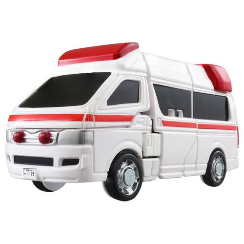 トミカ ジョブレイバー TJB03 メディブレイバー トヨタ ハイメディック救急車