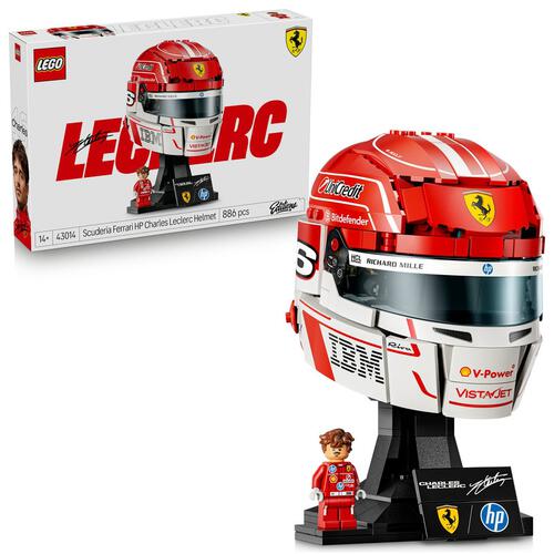 【2026年5月1日発売】レゴ LEGO エディション SCUDERIA FERRARI HP シャルル・ルクレールのヘルメット 43014