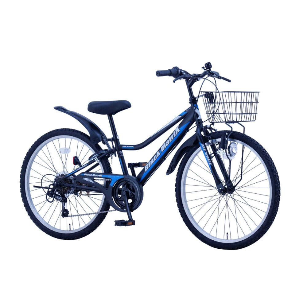 24インチ 身長125～140cm 子供用自転車 ブラック マトリックス
