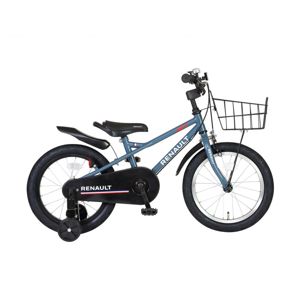 16インチ 身長100～115cm 子供用自転車 ルノーキッズ スモークブルー