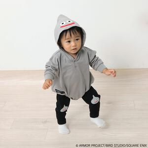 ドラクエベビー＆キッズ レギンス付きボディスーツ メタルスライム(グレー×約80cm) ベビーザらス限定
