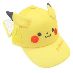 monpoke モンポケ 日よけ付き なりきりキャップ(イエロー&times;52-54cm)