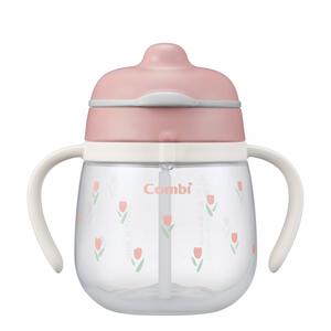 Combi コンビ ラクマグ はじめてストロー 240 Q (チューリップ) 【4ヵ月～】