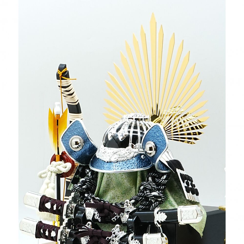 五月人形】兜ケース飾り「豊臣秀吉ベージュ塗アクリル」（538310