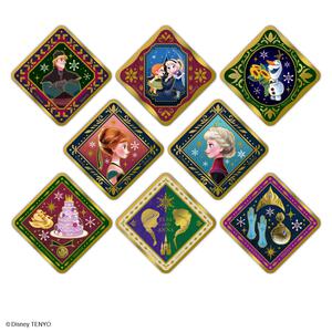 金バッジ プレミアムスクエア アナと雪の女王【種類ランダム】