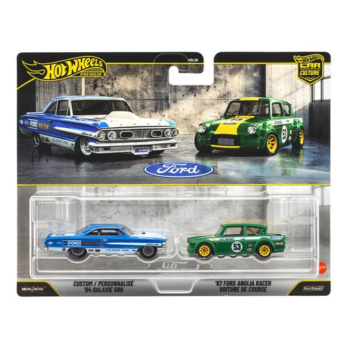 【予約受付商品】ホットウィール プレミアム2パック カスタム '64 ギャラクシー 500 / '67 フォード アングリア レーサー【出荷予定日：2026年5月30日】