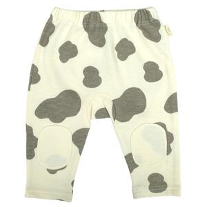 モンキーパンツ インレイ ウシ シロ&times;90cm