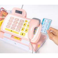 スキャンできるよ！お買い物ショッピングレジスター ピンク トイザらス限定 おままごと クリスマスプレゼント 3歳 4歳 5歳