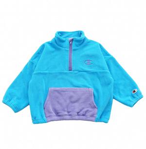 【Champion】長袖プルオーバー ブルー×110cm ベビーザらス限定