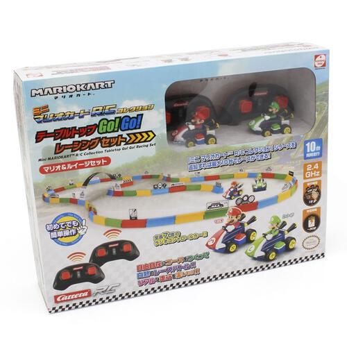 ミニマリオカートR/Cコレクション テーブルトップ GO！GO！レーシングセット ラジオコントロール クリスマスプレゼント 6歳 7歳 8歳
