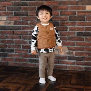 BUDDYLEE ベスト エステルキルト×タフタ 70-80cm