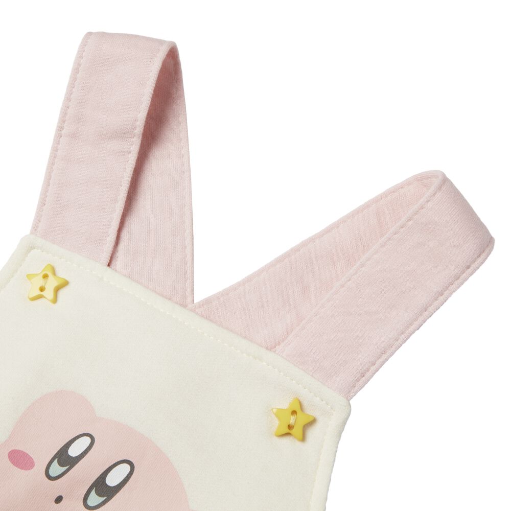 星のカービィ 吊りブルマ 裏毛 ホワイト×70-80cm ベビーザらス限定