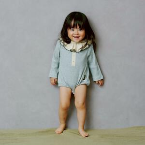 ローリーズファームベビー リブボディスーツ(グレー×80cm) ベビーザらス限定