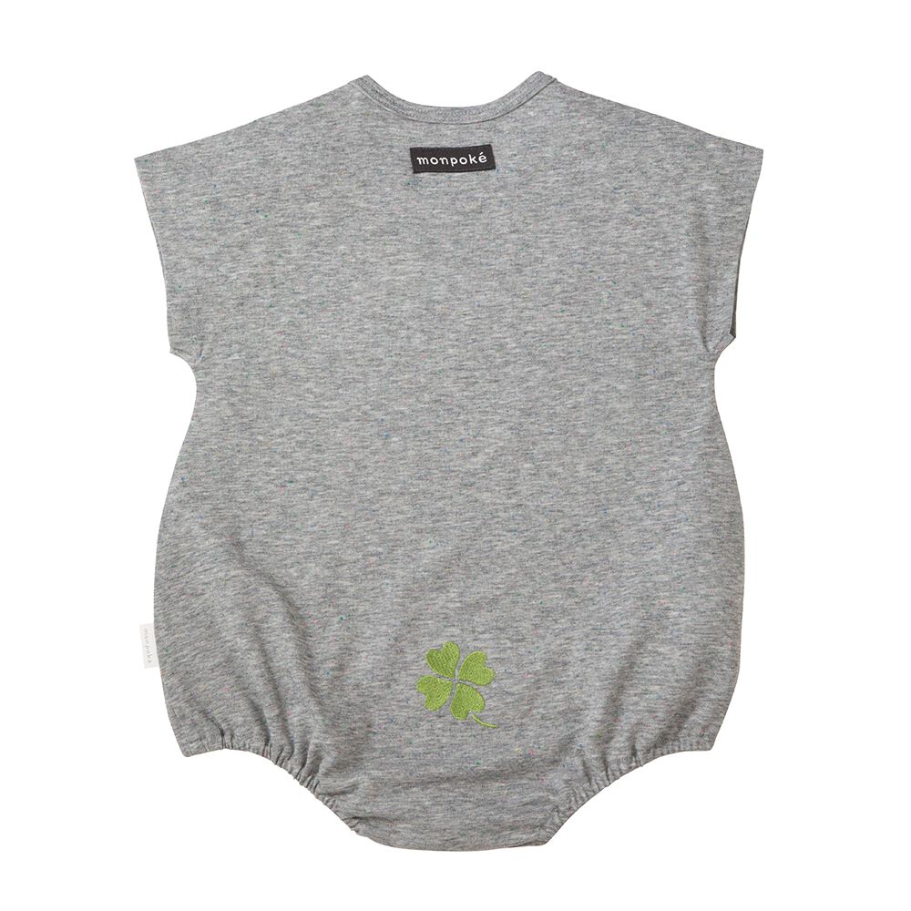 monpoke モンポケ 半袖ボディスーツ アップリケ ゲンガー 70cm