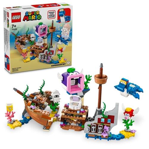 レゴ(LEGO) スーパーマリオ ドッシー と 沈没船探検 おもちゃ 