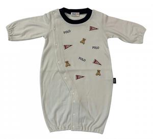POLO BCS 前総刺繍ドレスオール ナチュラル×50-70cm ベビーザらス限定
