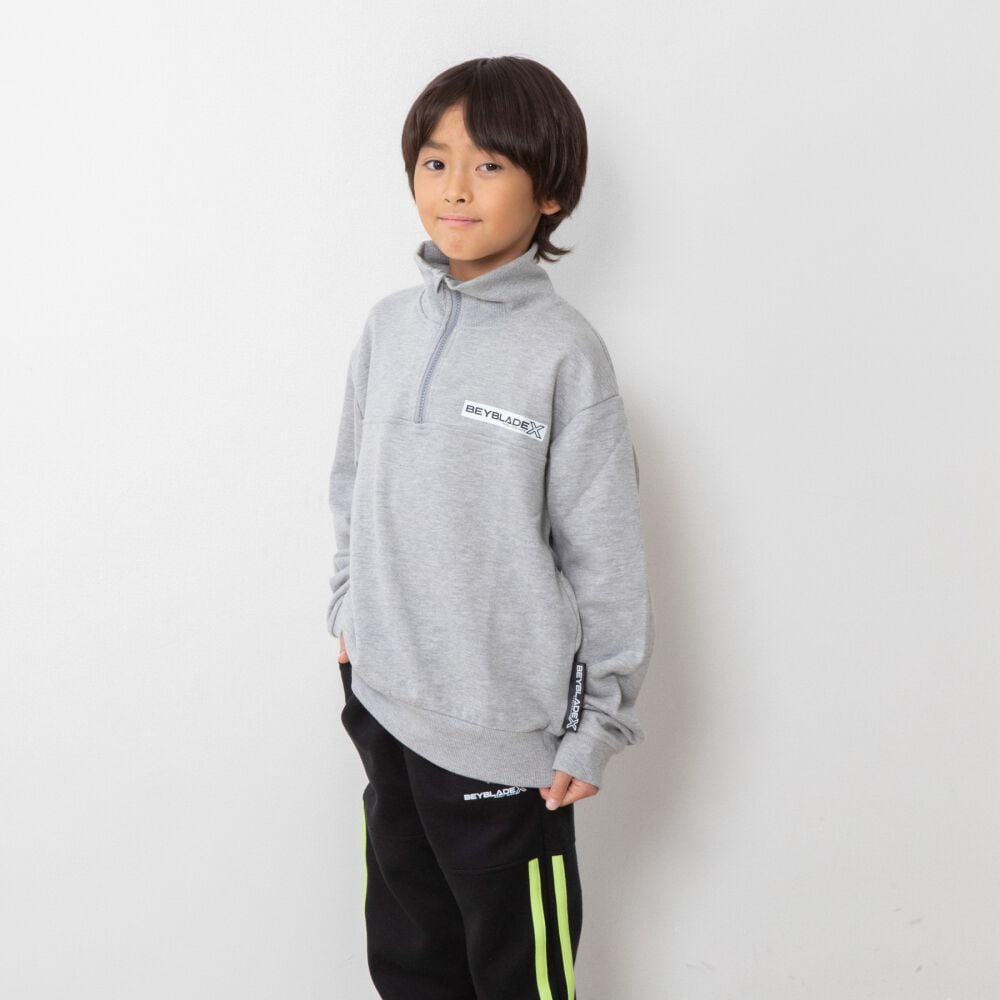 BEYBLADE X 長袖トレーナー ハーフジップ ベイブレード エックス
