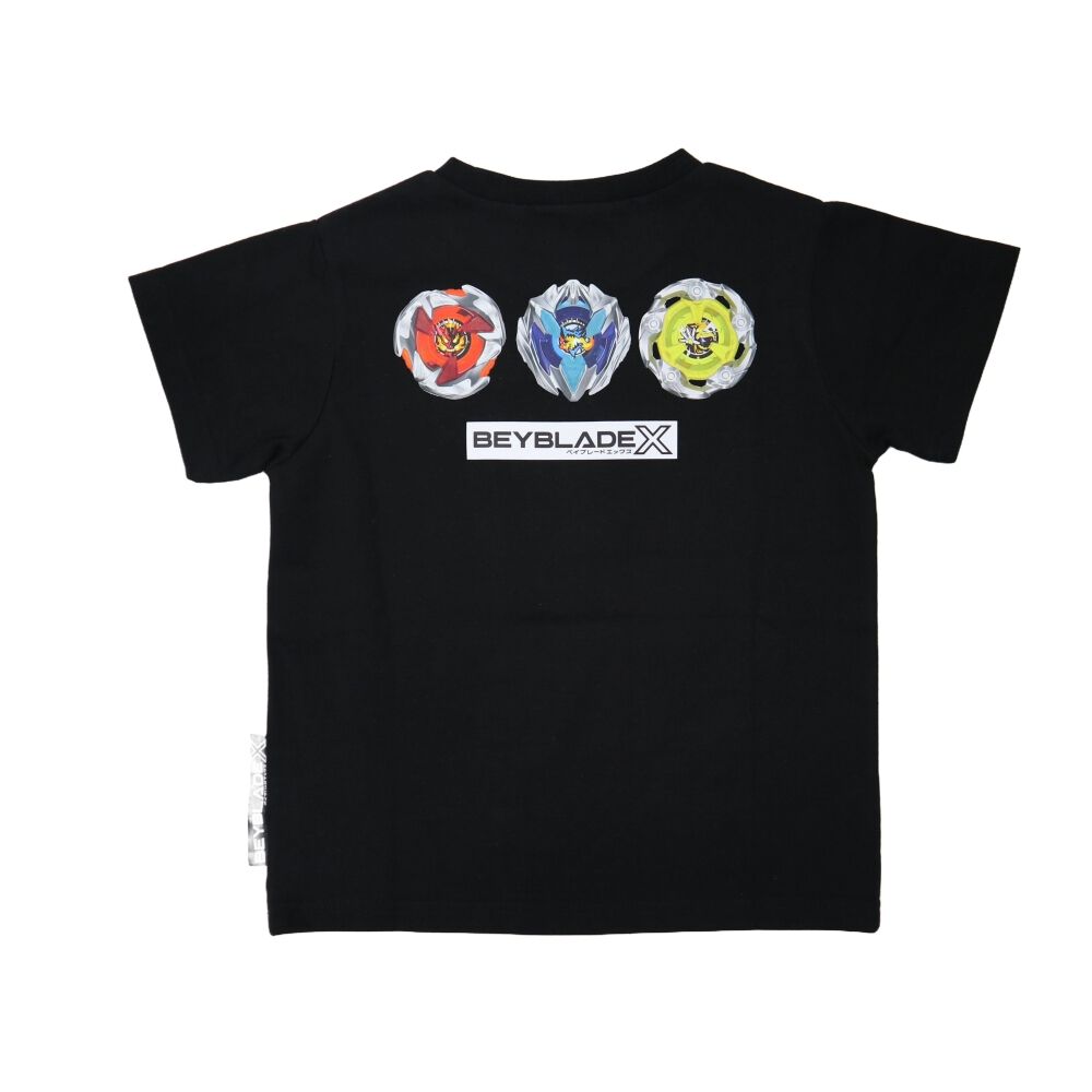 BEYBLADE X ベイブレードエックス 半袖Tシャツ ロゴ ワッペン ジュニア