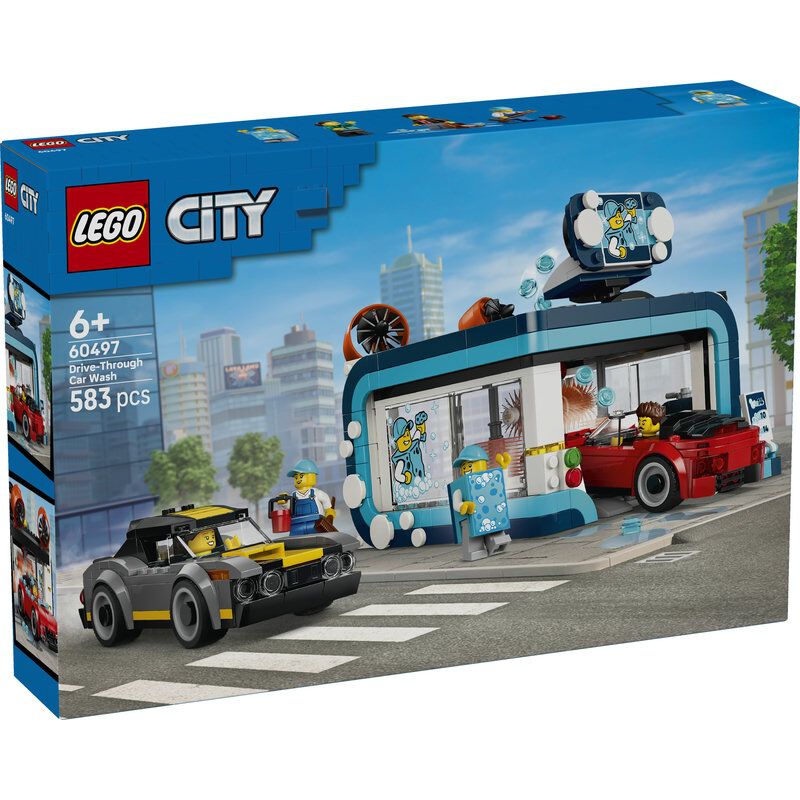 オンライン限定価格】レゴ LEGO シティ ドライブスルー洗車場 おもちゃ