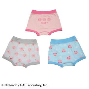 星のカービィ ボクサーパンツ 3枚組  ライトブルー&times;100cm