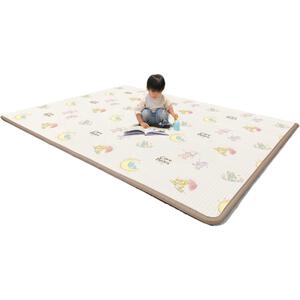 Care Bears  Baby ケアベアベビー 両面使えるマット【フロアマット リバーシブル仕様 200x150x厚さ1.5cm】